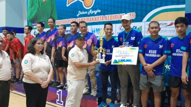 Hari Jadi RSUD Gambiran ke-149, Gelar Turnamen Tenis Meja Wali Kota Kediri Cup antar RS Pertama se Jatim