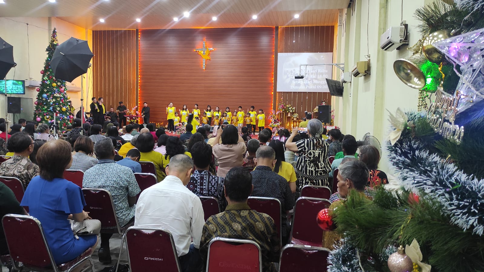 Jemaat GAB Damai Sejahtera Jombang Rayakan Natal 2024, Junjung Tinggi Toleransi