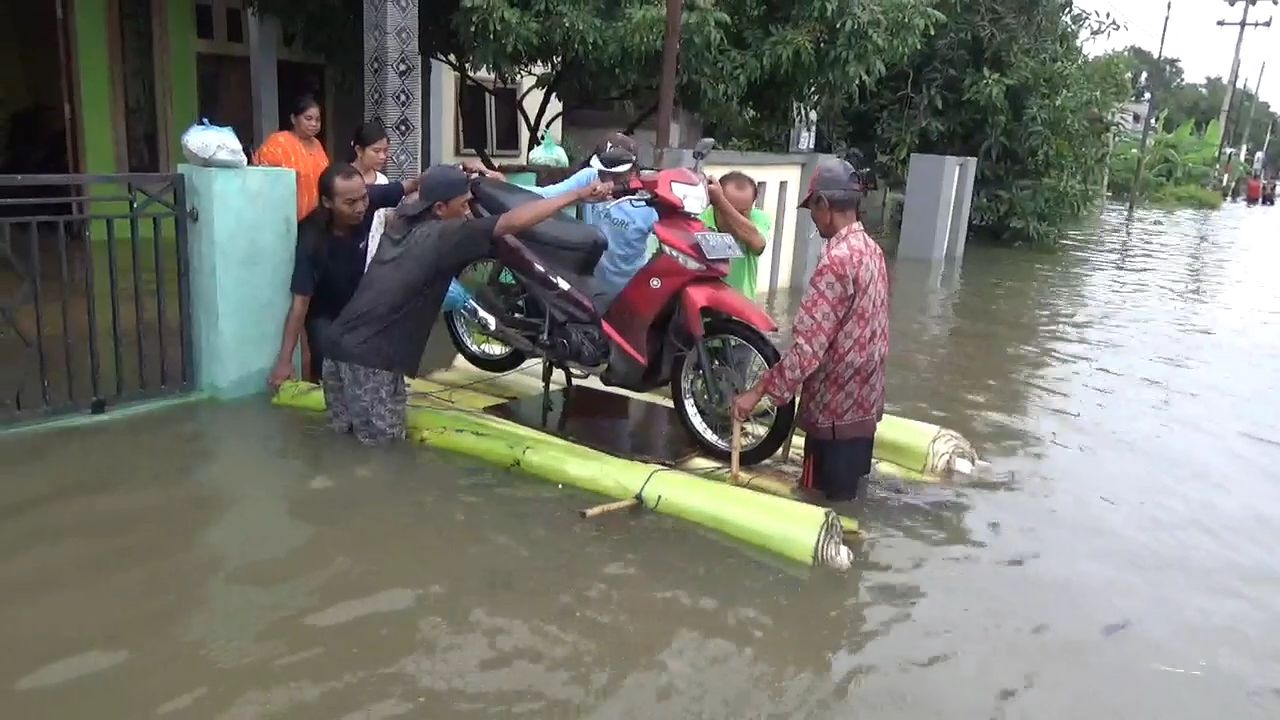 Luapan Afvoer Watudakon Rendam Dusun Beluk, Warga Minta Solusi Pemerintah