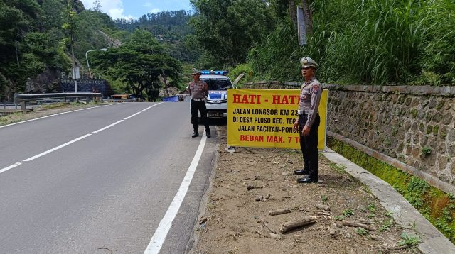 Jelang Operasi Lilin Semeru 2024, Satlantas Polres Ponorogo Cek Jalur Penghubung Antar-kabupaten, ini Tujuannya
