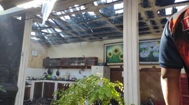 Dapur Produksi Tahu Warga Jalan Veteran Kelurahan Kepanjenkidul Ludes Dilalap Api, Ini Penyebabnya