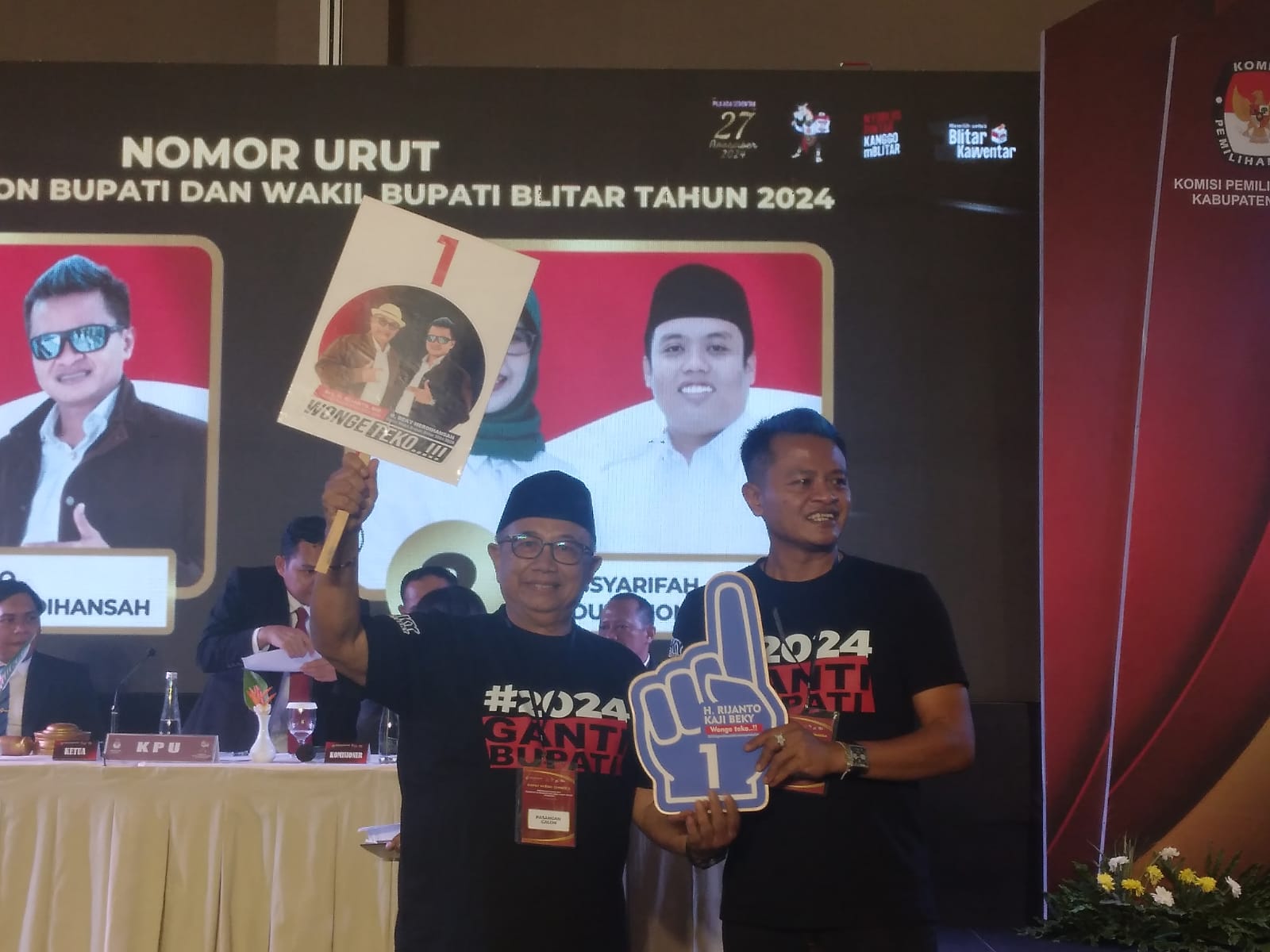 Penetapan Rijanto-Beky Herdihansah Bupati Blitar Terpilih Paling Lambat Selasa 24 Desember 2024