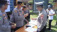Polres Blitar Kota Cek Puluhan Senpi, Pastikan Tak Ada yang Macet