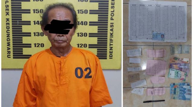 Diduga jadi Pengecer Togel, Lansia Warga Desda Simo Tulungagung Diamankan