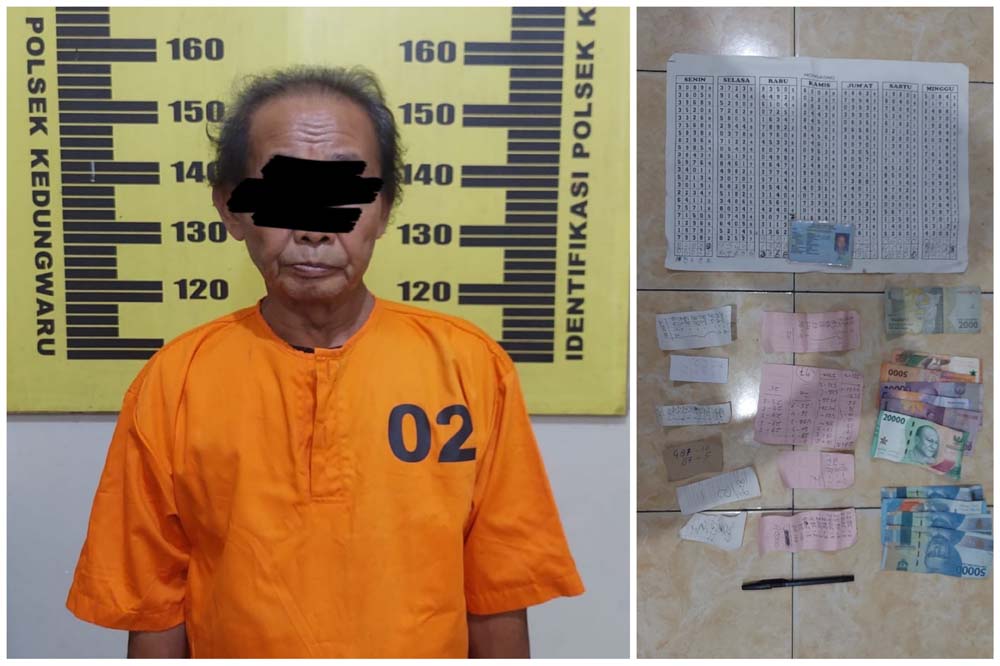 Diduga jadi Pengecer Togel, Lansia Warga Desda Simo Tulungagung Diamankan