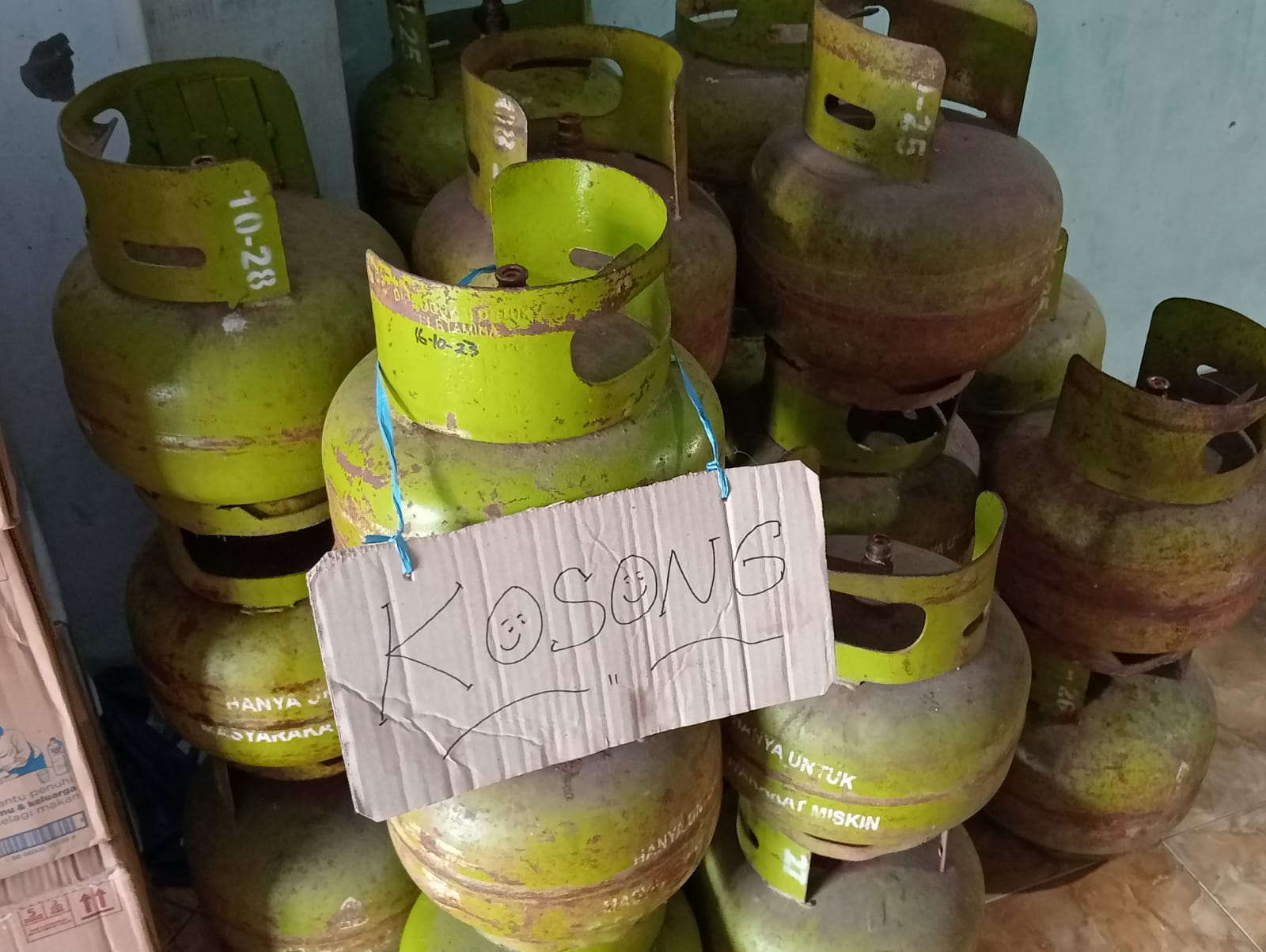 Sehari Jelang HET LPG 3 Kg Yang Baru Berlaku, Sejumlah Pangkalan di Kabupaten Kediri Enggan Lho Kirim ke Pengecer?