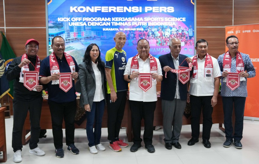 Menyala Rek…!, PSSI Jalin Kerjasama Strategis Sport Science dengan Unesa, Kembangkan Timnas Putri Indonesia
