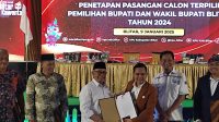 Penetapan Bupati dan Wakil Bupati Blitar Terpilih Tanpa Dihadiri Petahana