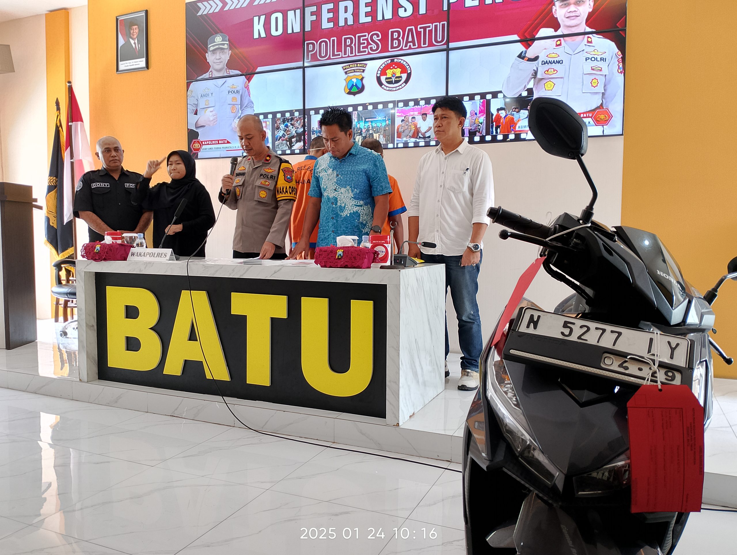 Sindikat Curanmor Spesialis Acara Sound Horeg Dibekuk Satreskrim Polres Batu