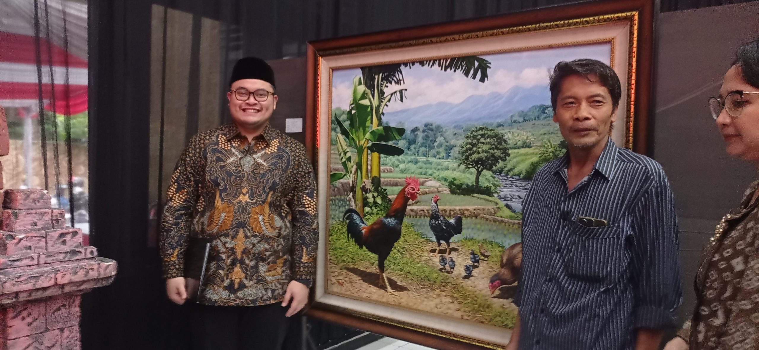 Mas Dhito Kagumi Lukisan Karya Ruslan, ini Alasannya