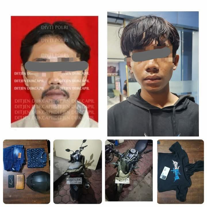 Jambret Kalung, Dua Pelaku Asal Tulungagung Diringkus, Satu Masih Bawah Umur