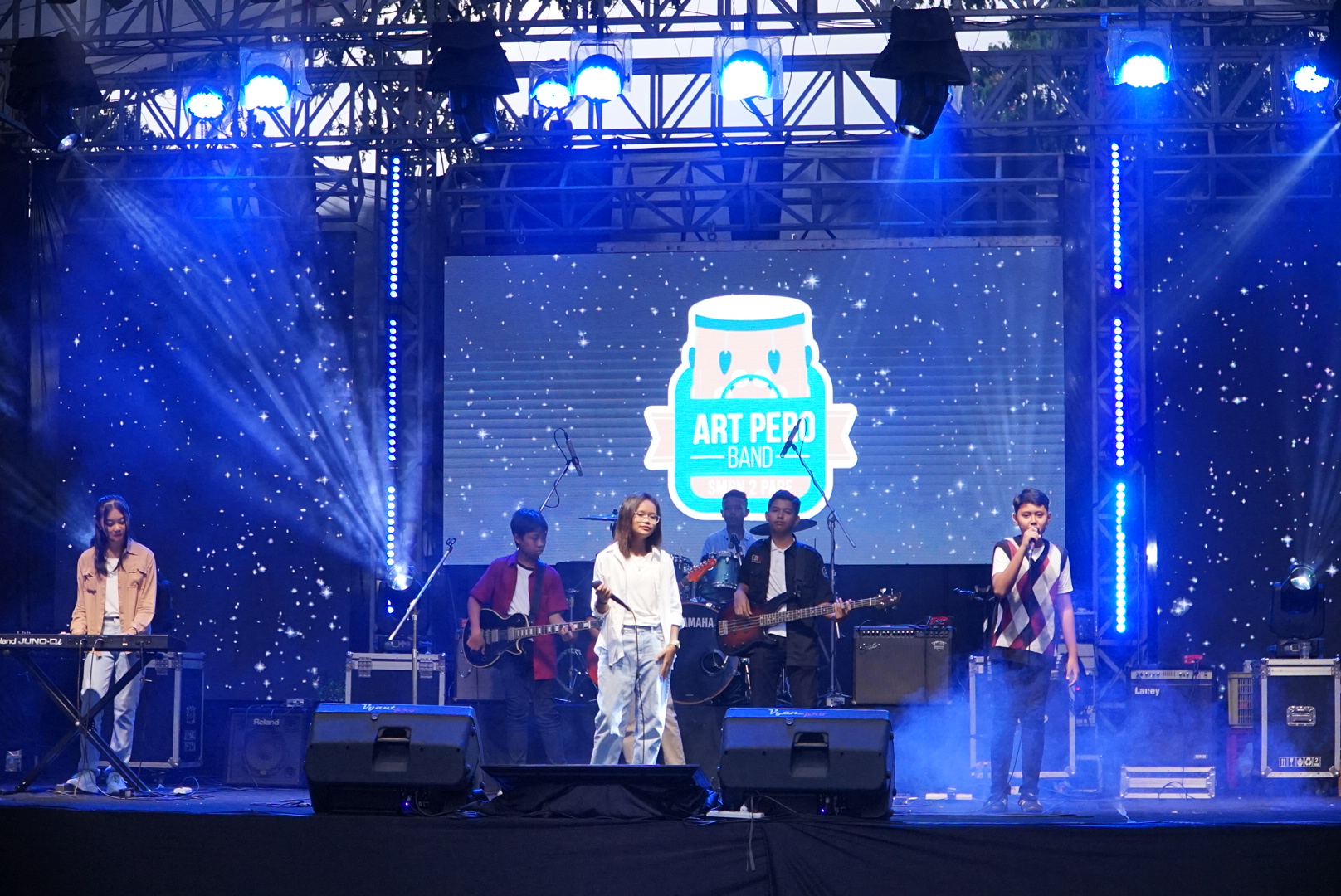 Belasan Grup Band Pelajar Marakkan Pesta Gempita Kabupaten Kediri 2024 - 2025