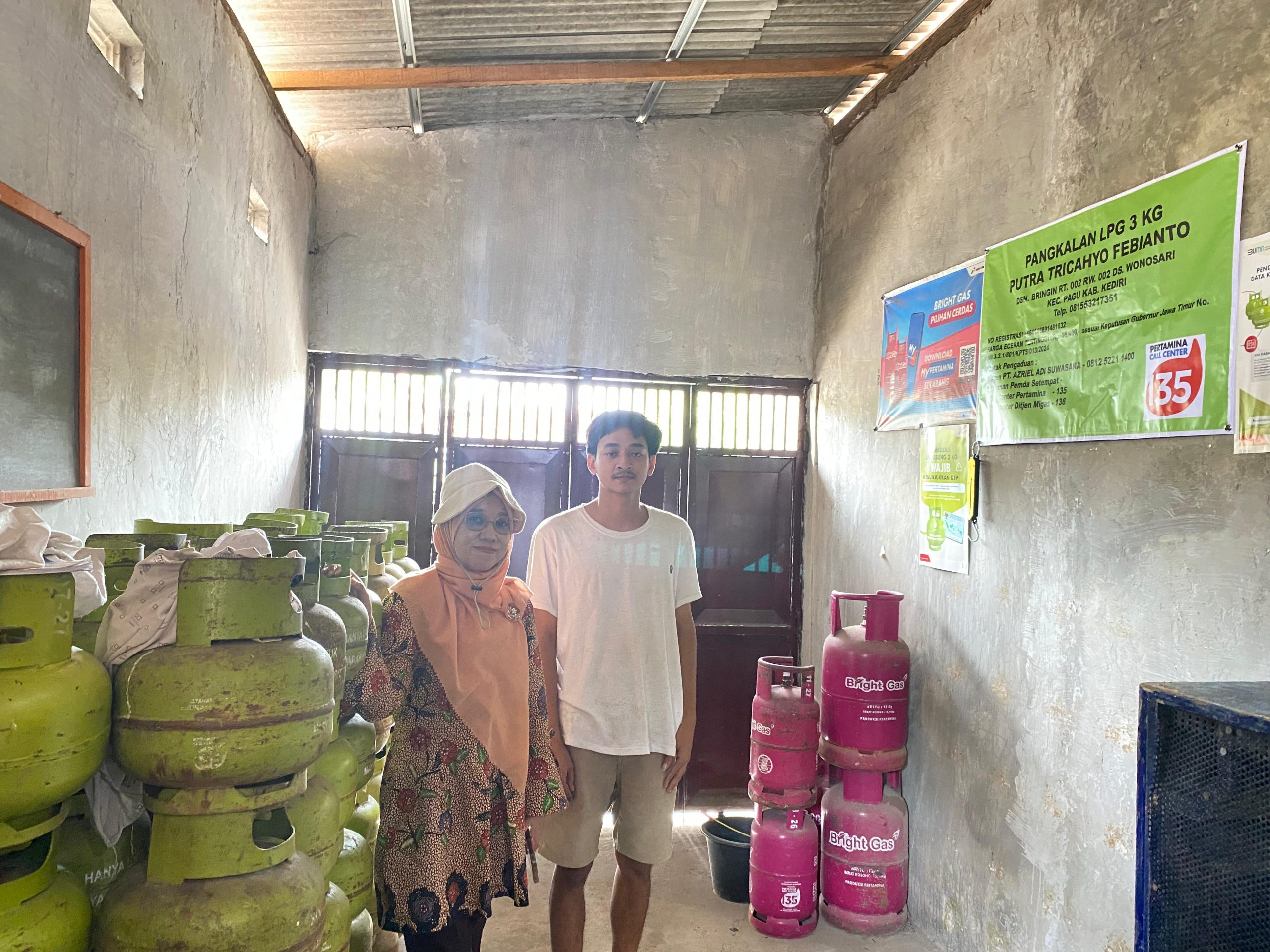Disdagprin Kabupaten Kediri Sidak Gas LPG 3 Kg saat Harga Naik