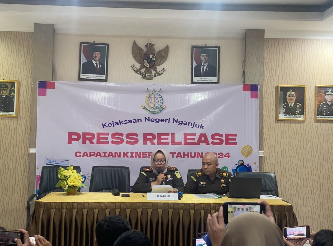 Ini Capaian Kejaksaan Negeri Nganjuk Selama Satu Tahun Terakhir