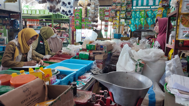 Satgas Pangan Kabupaten Kediri Temukan Harga Bapok Masih Tinggi