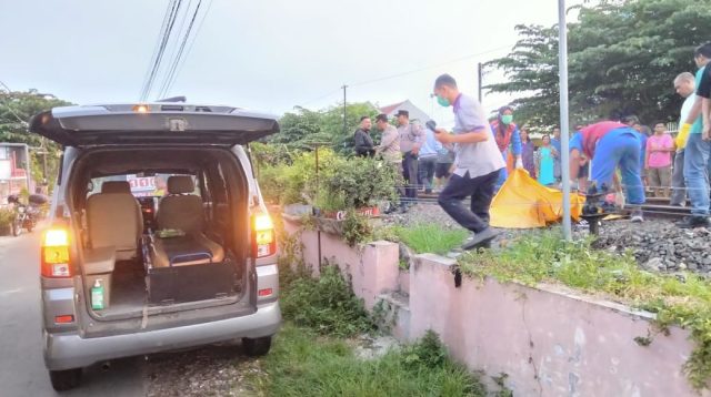 Lansia Asal Kota Kediri Tewas Diduga Tabrakkan Diri ke Kereta Api, Sempat Dikira Kucing