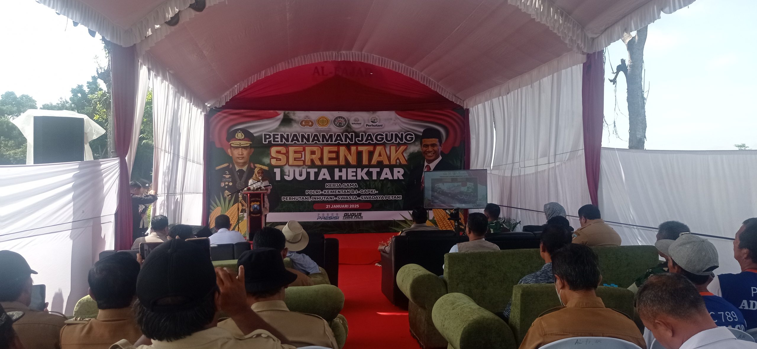 Gerakan Tanam Jagung Serentak 1 Juta Hektare di Kabupaten Kediri untuk Ketahanan Pangan