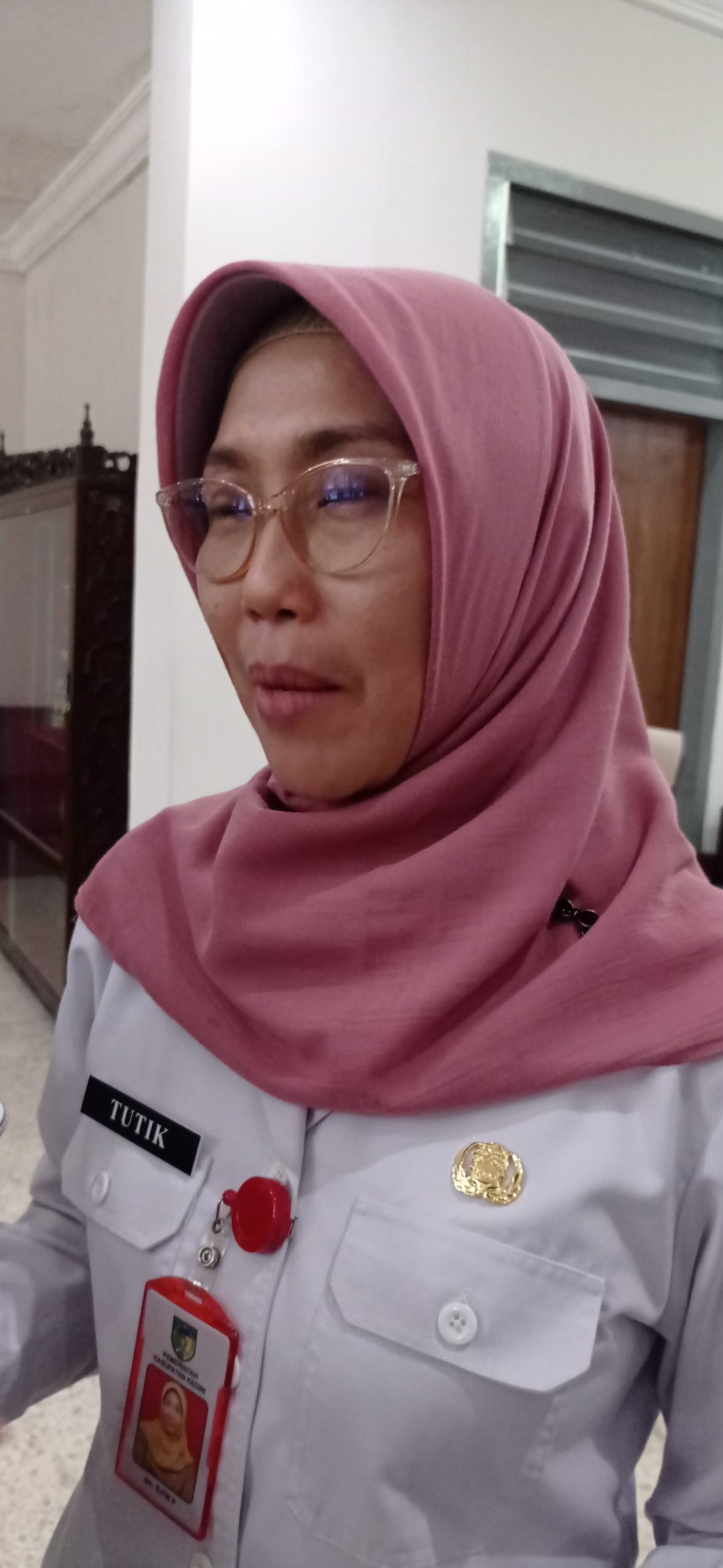 DKPP Kabupaten Kediri Pasang Banner Jadwal Penutupan Pasar Hewan