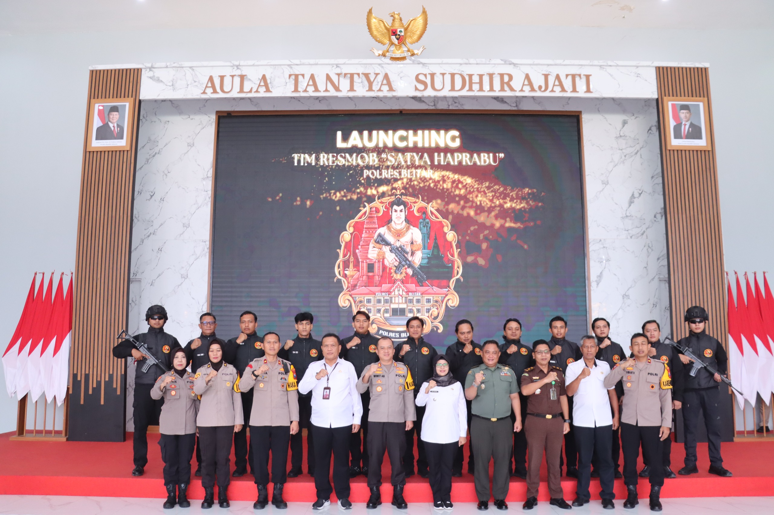 Polres Blitar Miliki Tim Pemburu Penjahat, Satya Haprabu, ini Maknanya