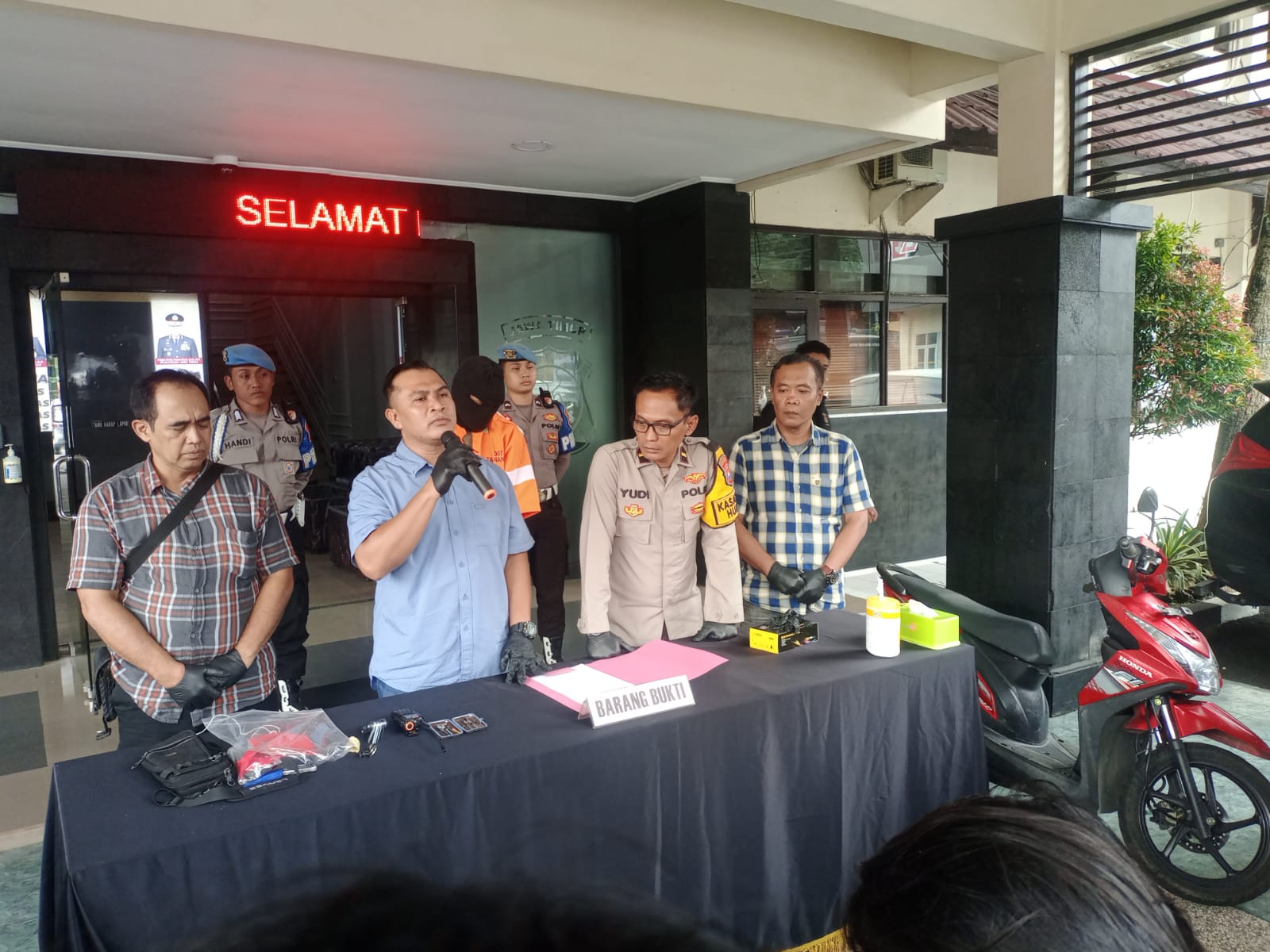 Pelaku Curanmor Asal Surabaya Dibekuk Satreskrim Polres Malang Kota