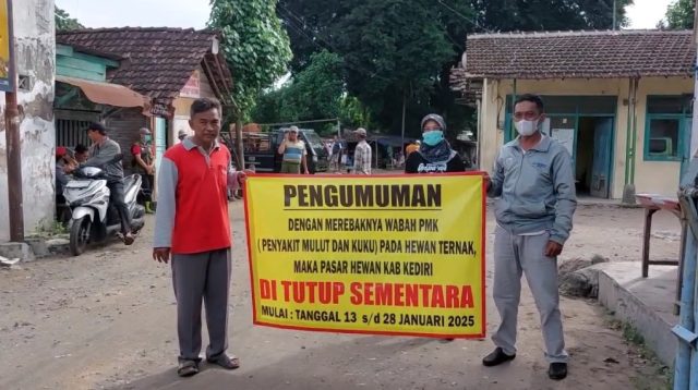 Pasar Hewan Kabupaten Kediri Ditutup Sementara, Ini Penjelasan Plt Kepala DKPP 