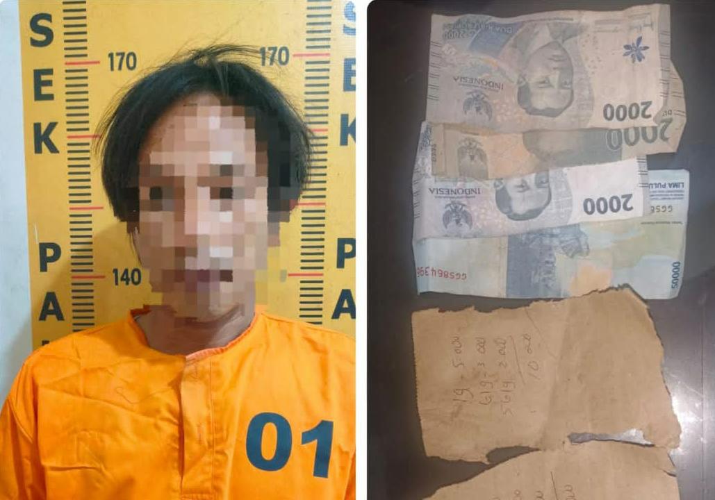 Asyik Rekap Tombokan Judi Togel di Warkop, Pria Asal Pakel Tulungagung Diringkus Polisi