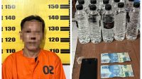 Pengedar Arak Bali Diamankan dengan 50 Botol Minol