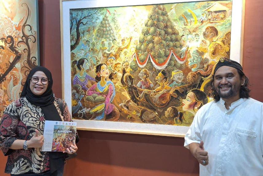 Pameran di Surabaya, Karya Triyoso Yusuf Tentang Kearifan Lokal Wonosalam Terjual, Ini Daya Tarik bagi Kolektornya