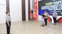 Kabag OPS Polres Kediri Kota Naik Pangkat Setelah Puluhan Tahun Berdinas