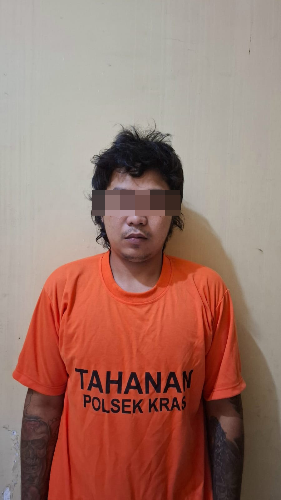 Gadaikan Motor Tetangga, Diringkus Unit Reskrim Polsek Kras, Begini Kejadiannya 