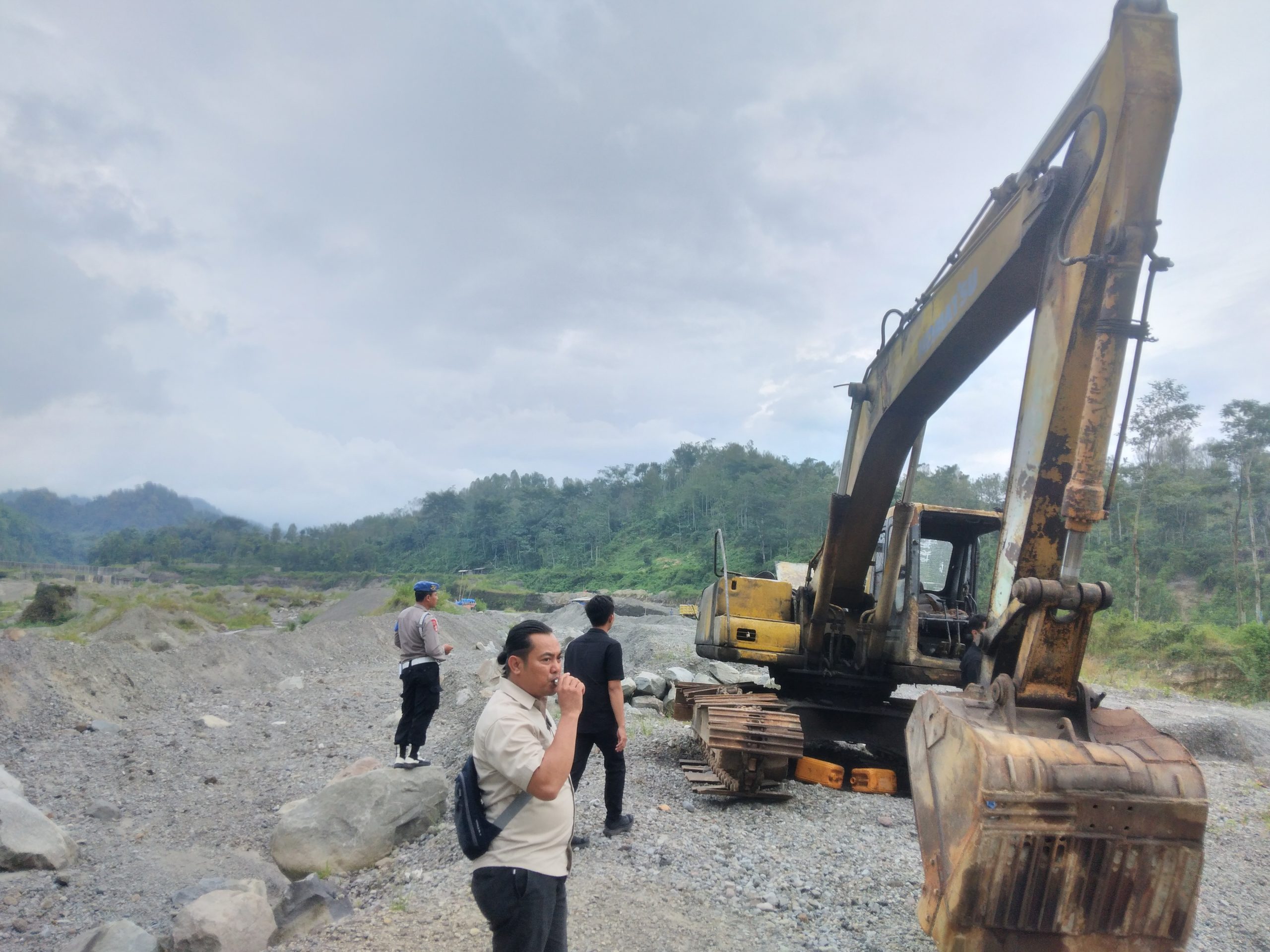 Patroli Tambang Pasir, Polisi Minta Alat Berat Dipindah, Ini Kata Kanit Tipidekter Polres Blitar Kota