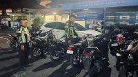 Balap Liar di Blitar Diobrak, Pengendara Motor Kocar-kacir, Sebanyak 46 Motor Ditilang