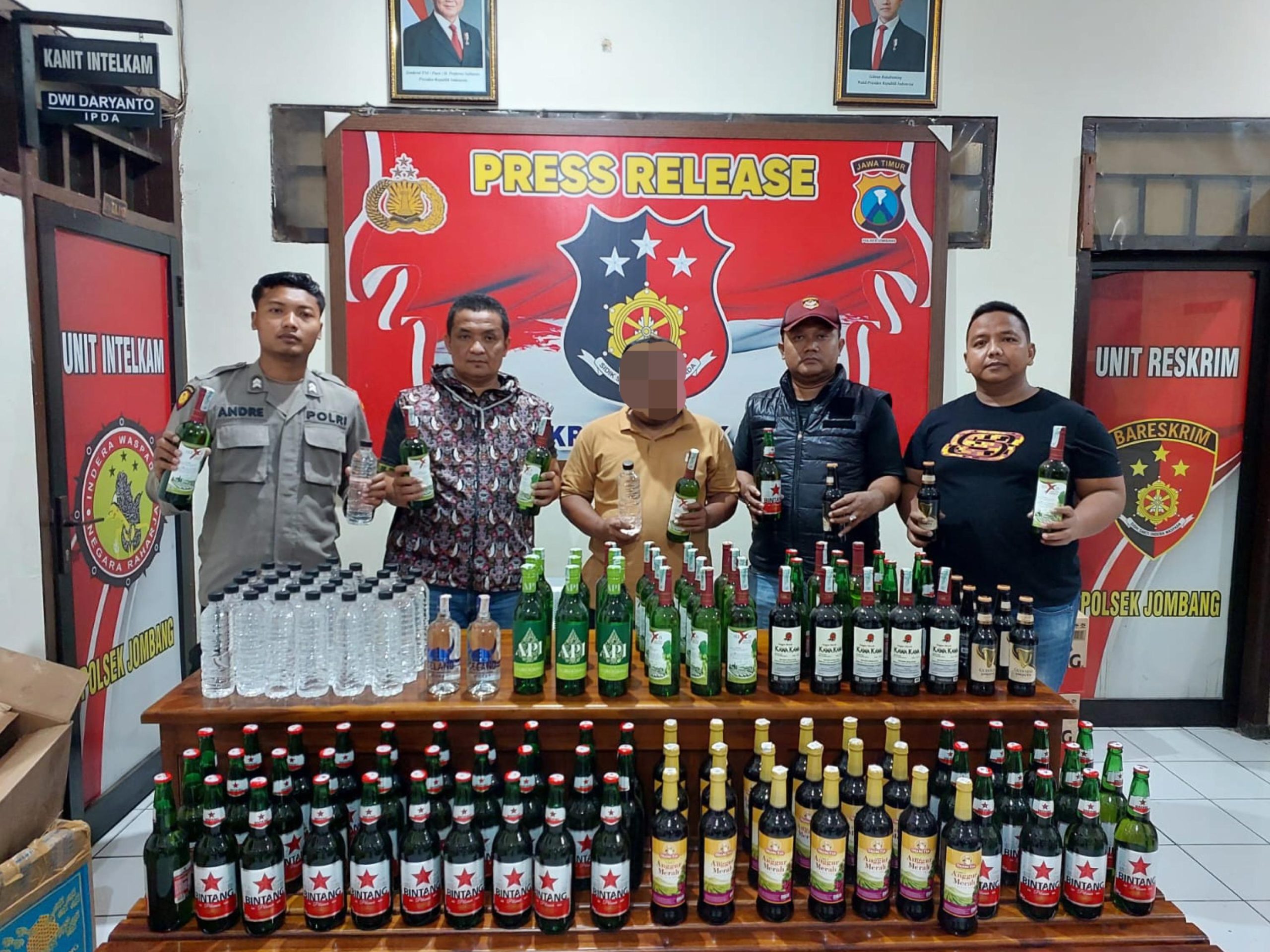 Berantas Miras di Kota Santri, Kapolres Jombang: Peredaran Dimulai dari Internal Polisi