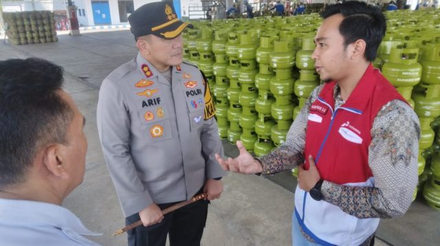 Pastikan Kebutuhan Elpiji Subsidi Terkondisi, Kapolres Blitar Sidak SPBE