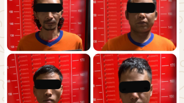 Beraksi 3 TKP, Sindikat Curanmor dan Penadah Disikat Polres Batu