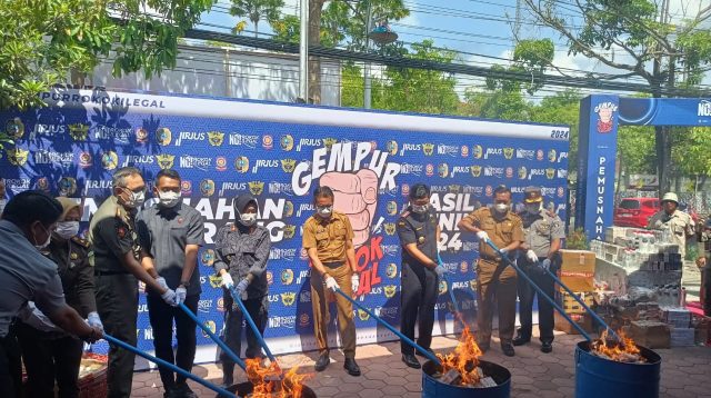 Sepanjang 2024, 500 Ribu Batang Rokok Ilegal Diamankan, Nilainya Diperkirakan Capai Rp 13 M