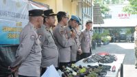 Jelang Pengamanan Lebaran, Senjata Api dan Amunisi Anggota Polres Nganjuk Diperiksa