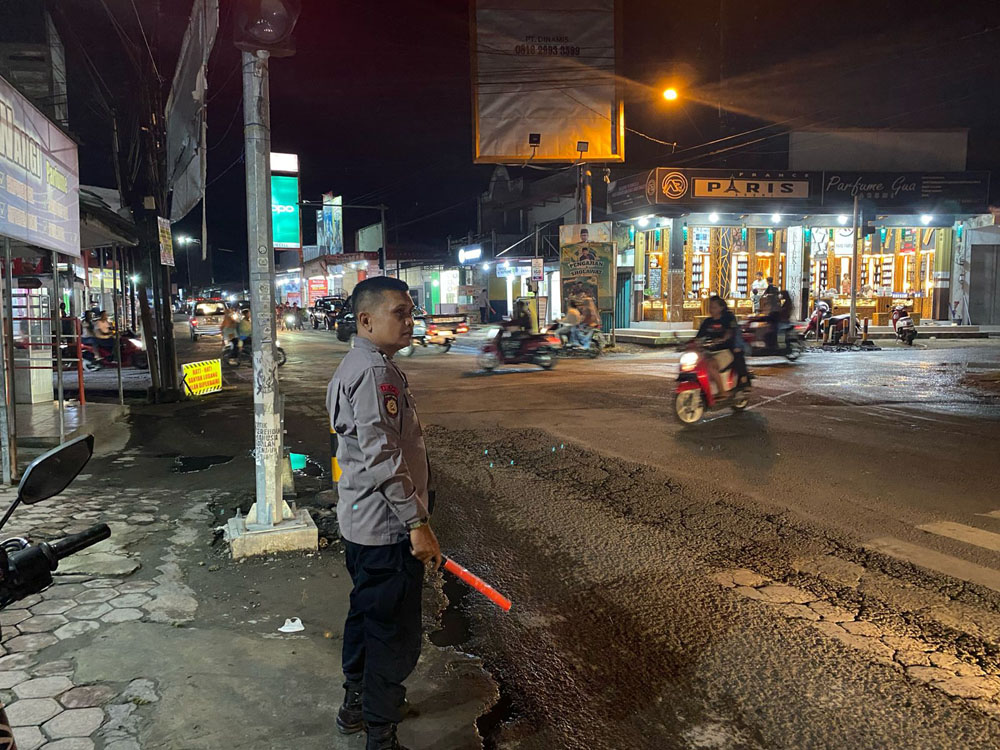 Polsek Ringinrejo Perketat Pengamanan, Cegah Konvoi Motor Sepulang Tarawih