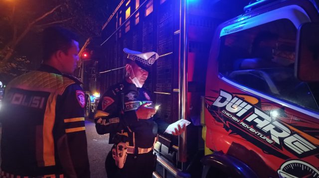 Ratusan Pengendara Terjaring Operasi Gabungan Cipta Kondisi di GOR Jayabaya Kota Kediri, ini Pelanggarannya