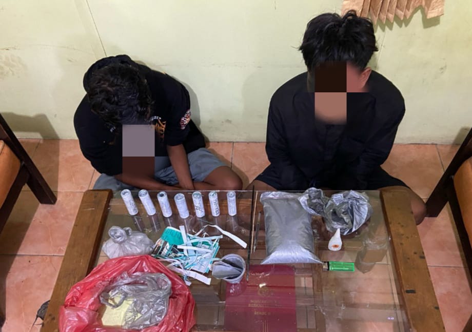 Buat dan Mainkan Petasan, Dua Remaja Diringkus Anggota Polsek Sambit Ponorogo