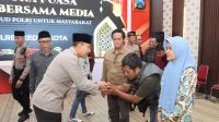 Silaturahmi Rutin, Polres Kediri Kota Ajak Awak Media Bagikan Takjil dan Buka Puasa Bersama