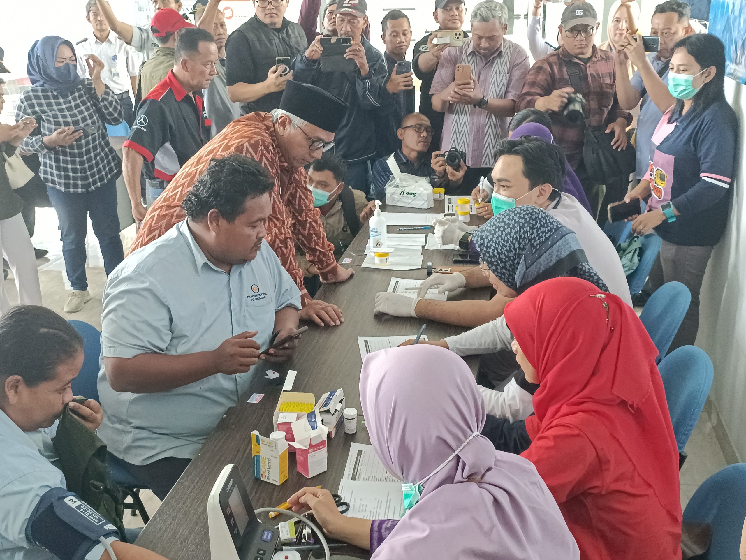 Memastikan Keamanan Mudik, Kondisi Bus dan Kesehatan Sopir Diperiksa
