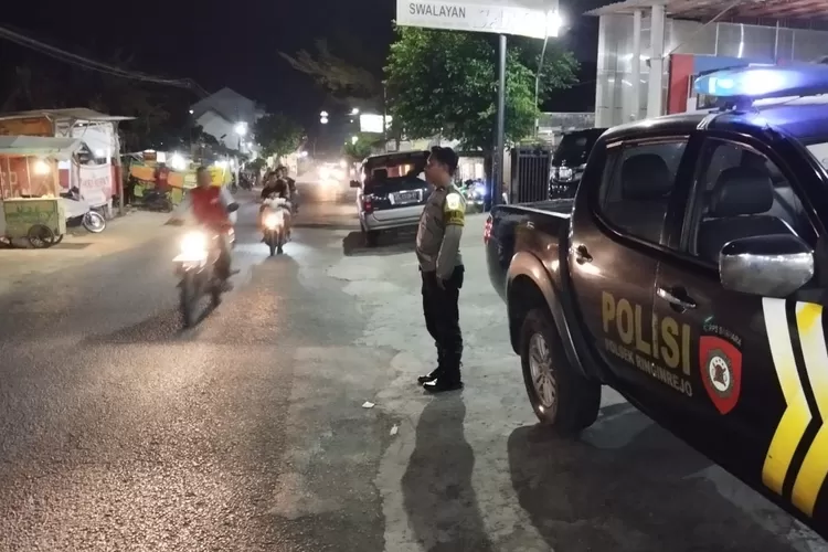 Polsek Ringinrejo Intensif Patroli Sahur, Cegah Balap Liar dan Sound Horeg Keliling Kampung