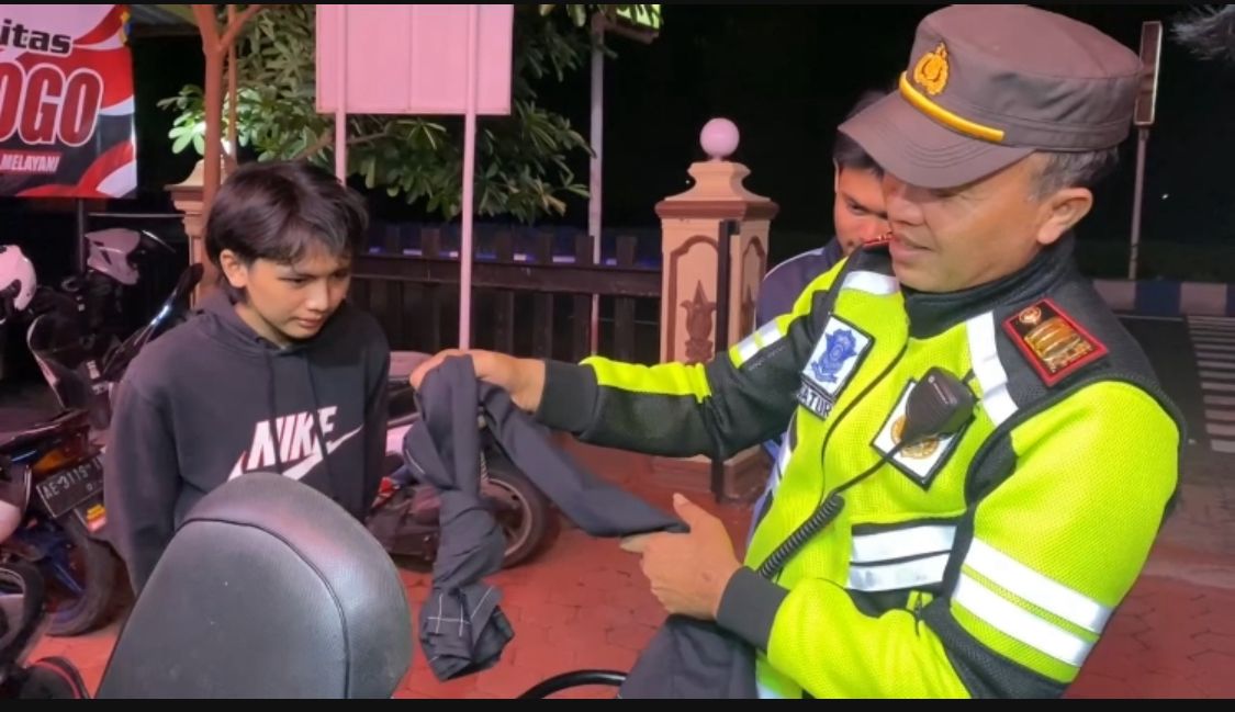 Diduga Terlibat Perang Sarung, Belasan Remaja di Ponorogo Terjaring Razia