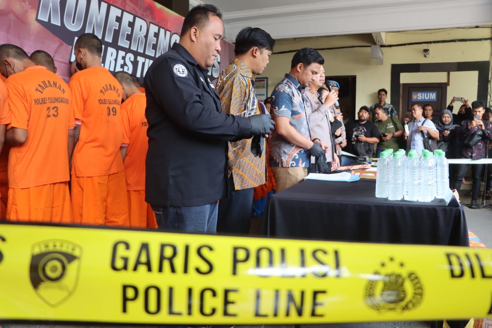 Polres Tulungagung Ungkap 16 Kasus dan 25 Tersangka Peredaran Narkoba Selama Operasi Pekat Semeru 2025