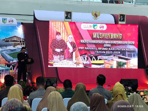 Pimpinan DPRD Hadiri Musrenbang RKPD Kabupaten Kediri Tahun 2026