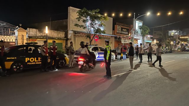Jelang Idulfitri, Polres Nganjuk Intensifkan Patroli Malam hingga Dini Hari