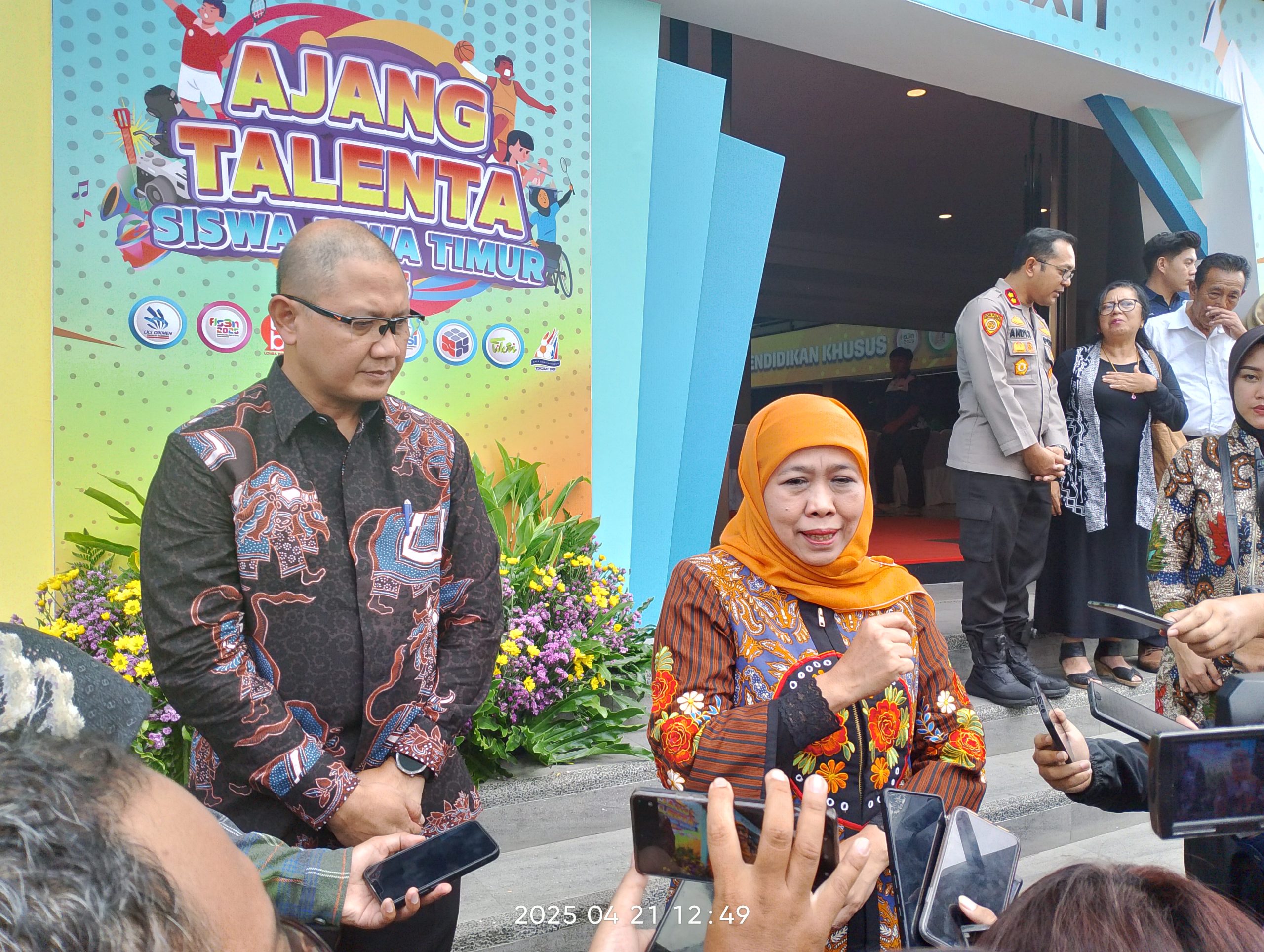 Gubernur Jatim Resmi Buka 10 Cabang Lomba Meriahkan Ajang Talenta Siswa Jatim 2025