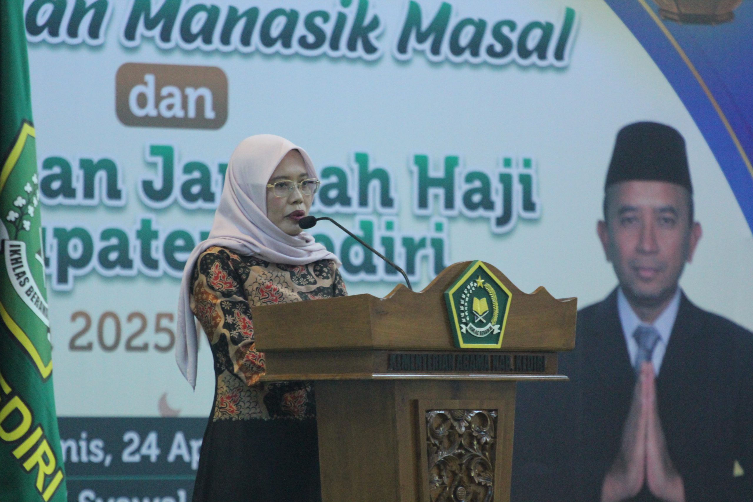 Wakil Bupati Kediri Lepas 1078 Calon Jamaah Haji Kabupaten Kediri