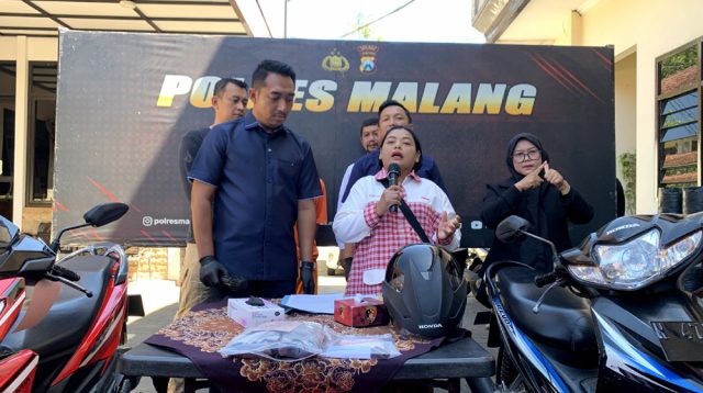 Polres Malang Tangkap Pencuri Motor Kurir Yakult yang Viral di Medsos
